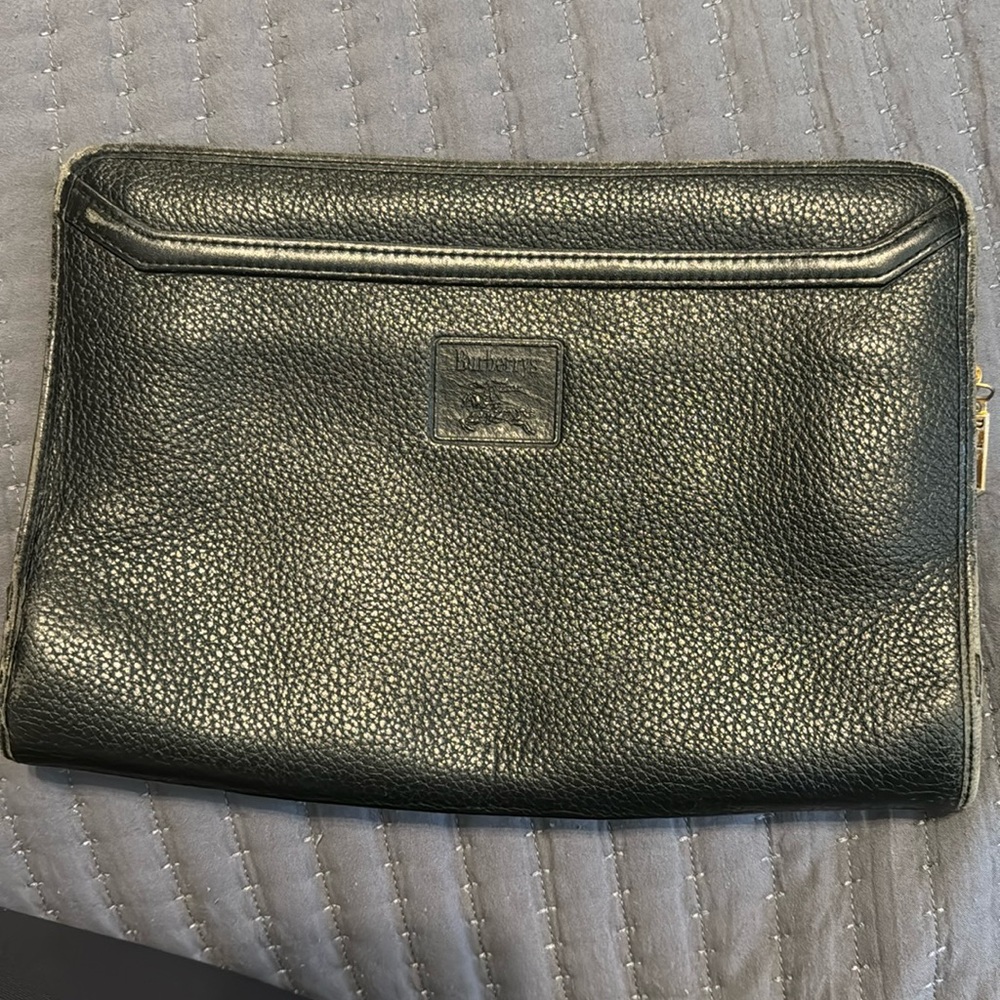 Burberry black clutch
